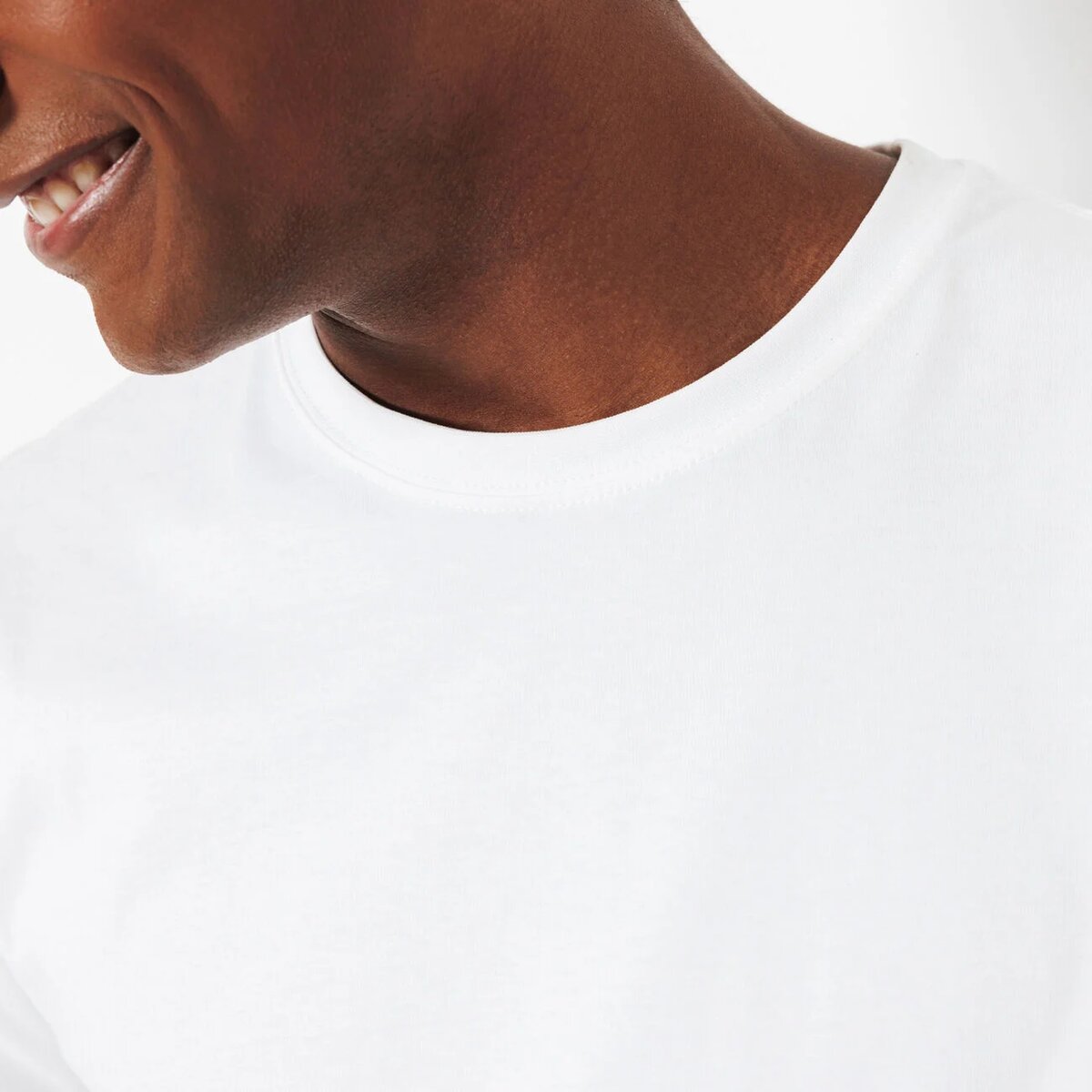 T-shirt blanc en coton