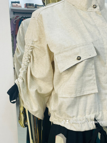 Jupe à pois & veste chic