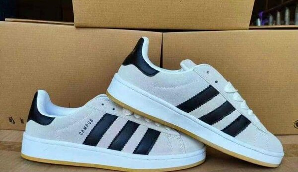 Sneakers Campus Noir et Blanc