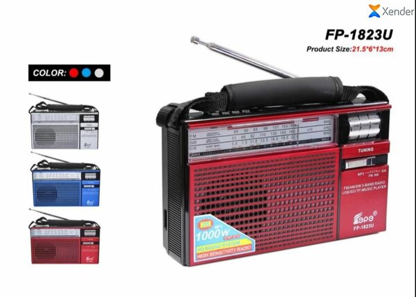 Radio portable FM/AM FP-1823U