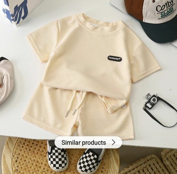 Ensemble été garçon tendance