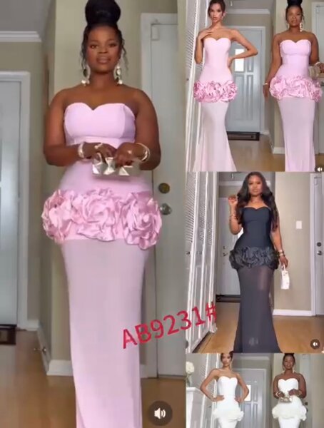 Robe Élégante Sirène