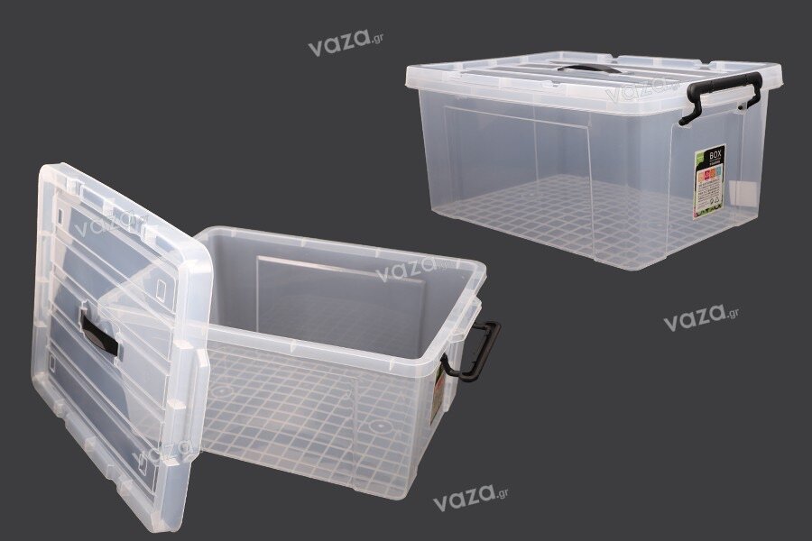 Boîte de rangement transparente