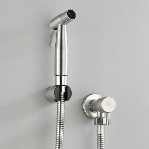 Douchette WC en acier inoxydable