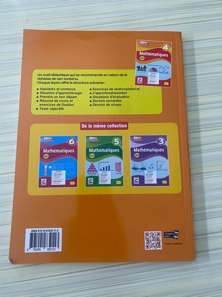 Cahier de Mathématiques 4e