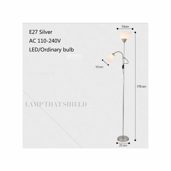 Lampe sur pied avec lecture LED