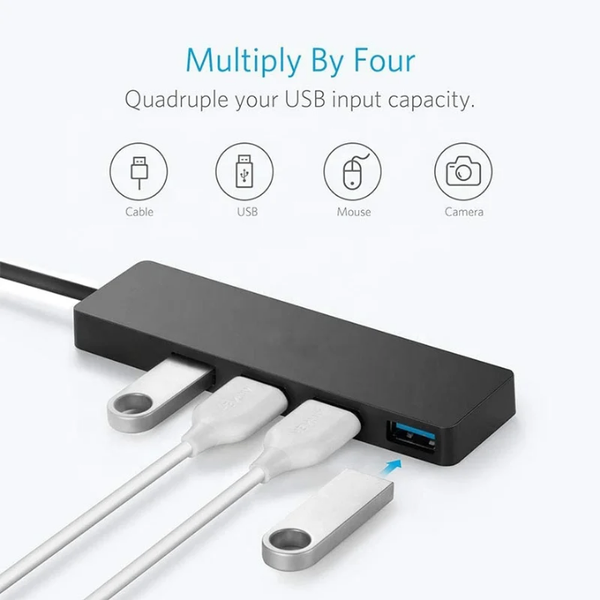 Hub USB 4 ports pour périphériques
