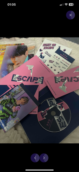 Album kpop TXT- escape edition
