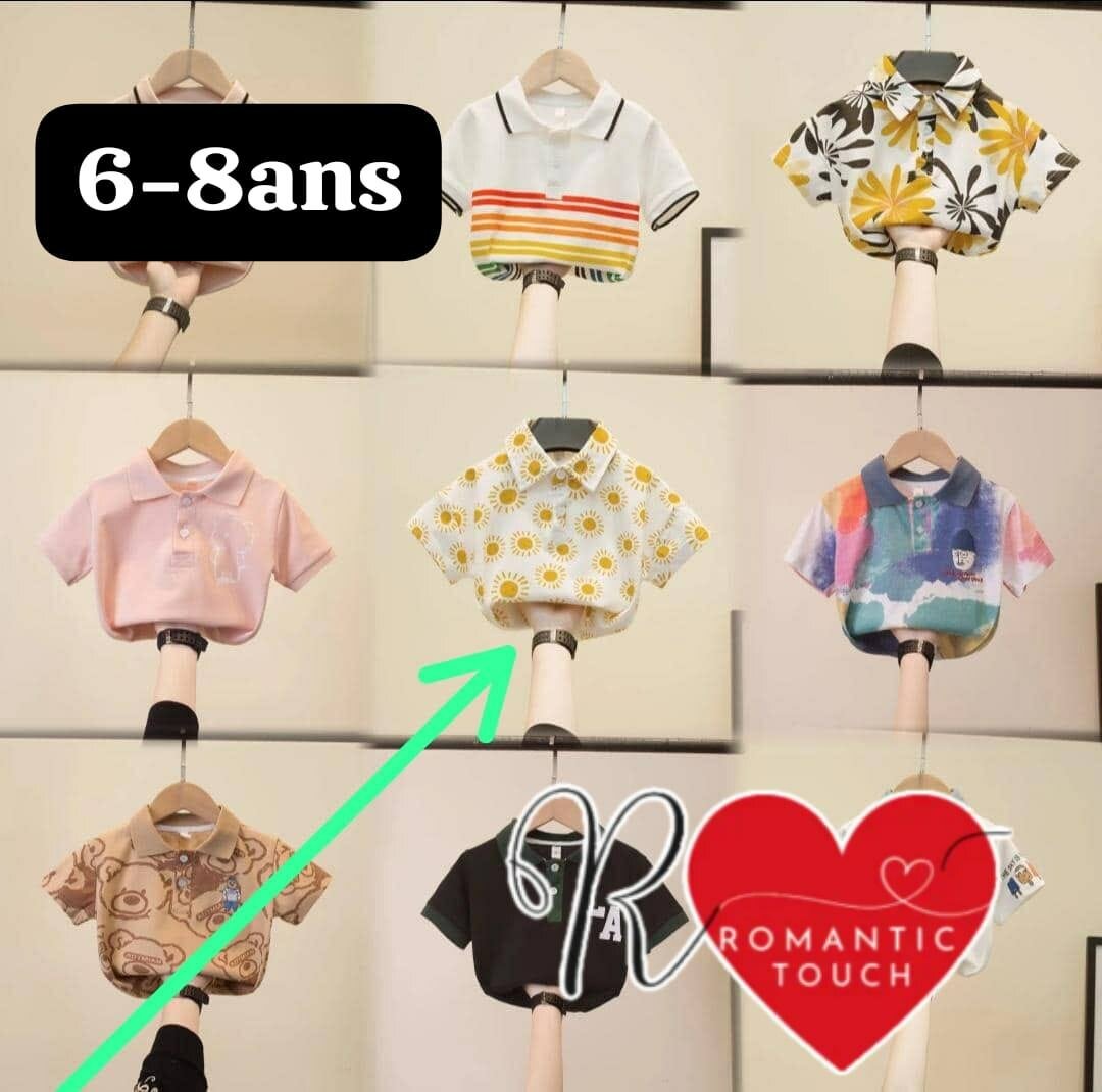 Polo bébé couleur vive