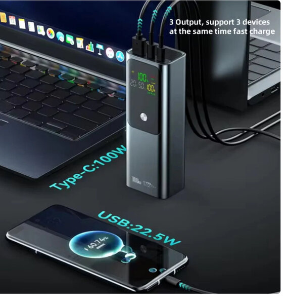 Power Bank 100W USB-C