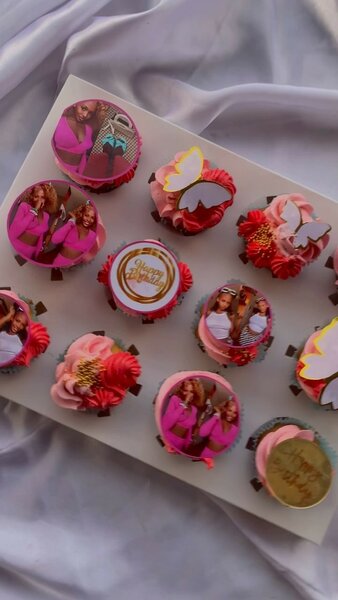 Cupcake recouvert de crème