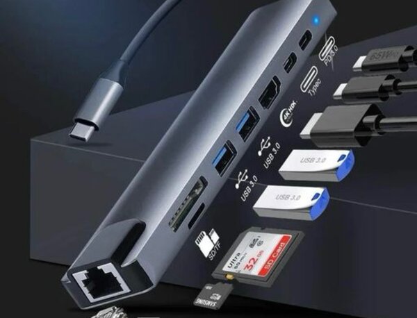 Type C Hub 8 in 1
