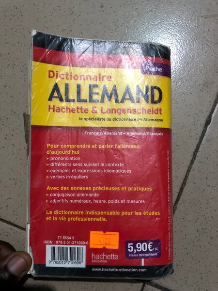 Dictionnaire Allemand Hachette