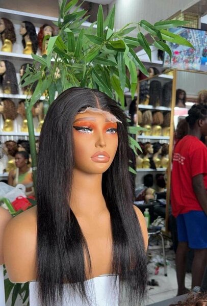 Perruque longue lisse femme