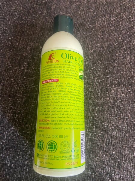 Lotion hydratante à l'huile d'olive