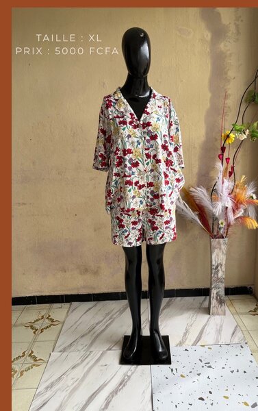 Floral Summer Pajama Set