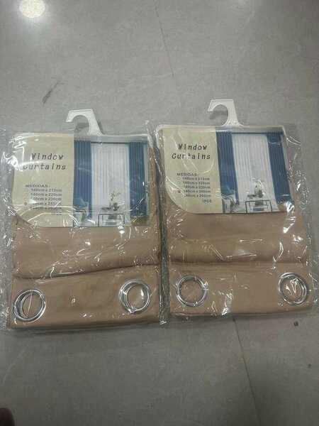 Rideaux occultants beige 01