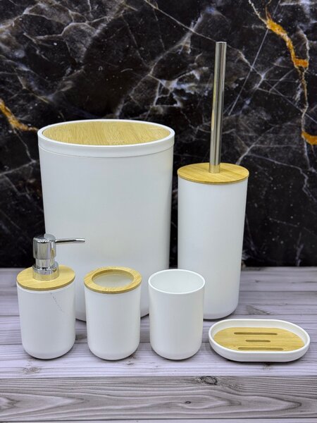 Набор для ванной комнаты 6в1.