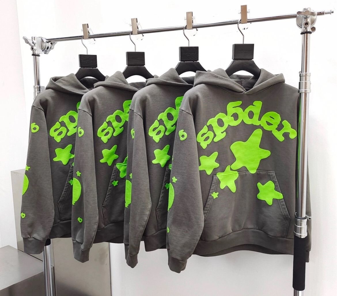 Sweat à capuche coloré Sp5der