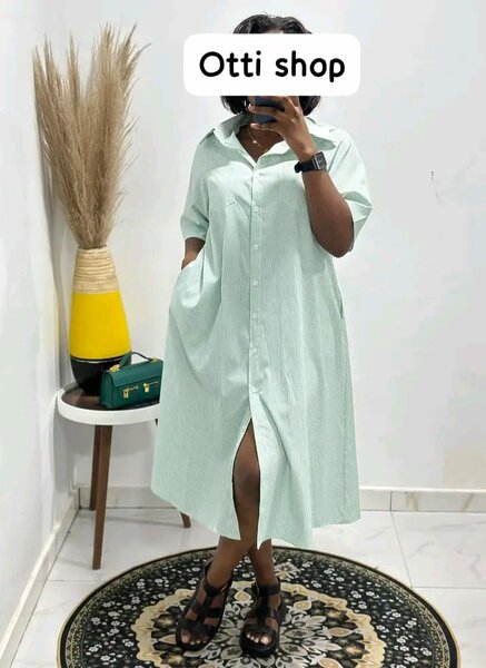 Robe Chemise Élégante Femme