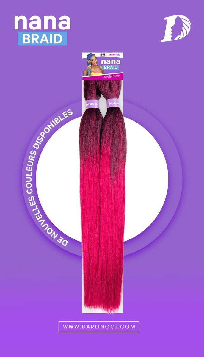Nana Braid Extensions Colorées