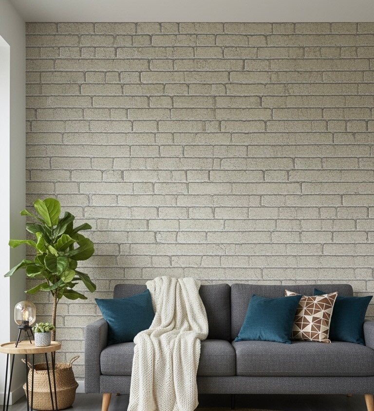 Papier Peint Effet Brique