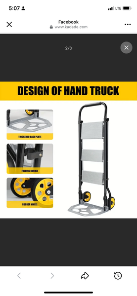 Folding Hand Truck Step ladder