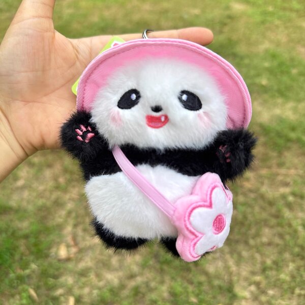 Pendentif panda rose