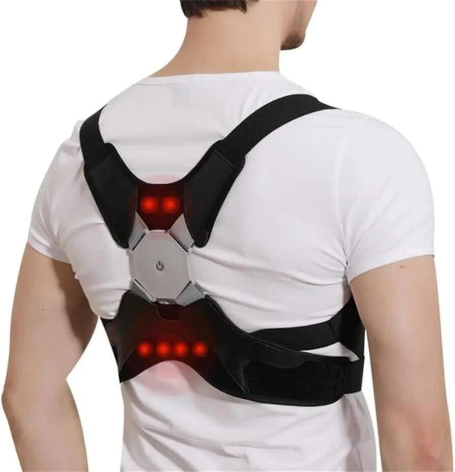 Correcteur de posture du dos unisexe extensible, correcteur