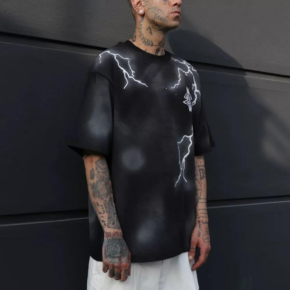 T-shirt graphique moderne homme