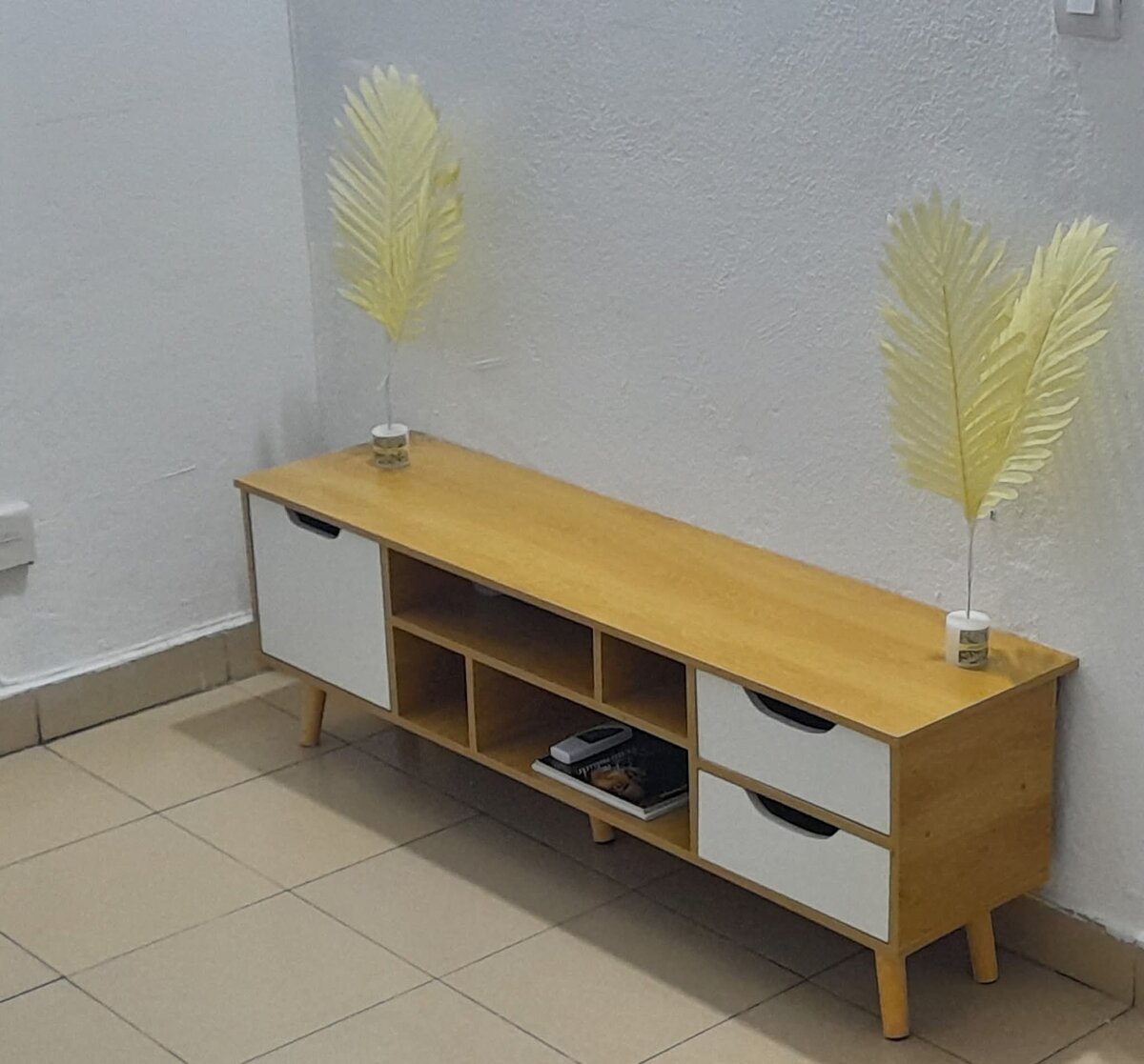 Meuble TV scandinave marron