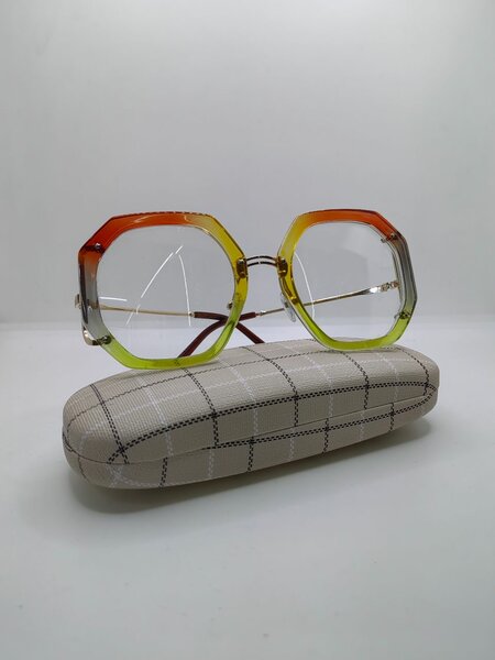 Lunettes rétro octogonales