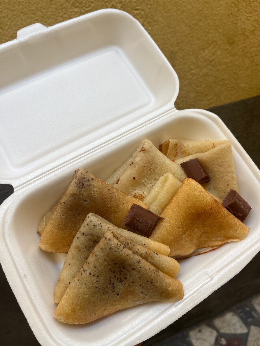Crêpes gourmandes au chocolat