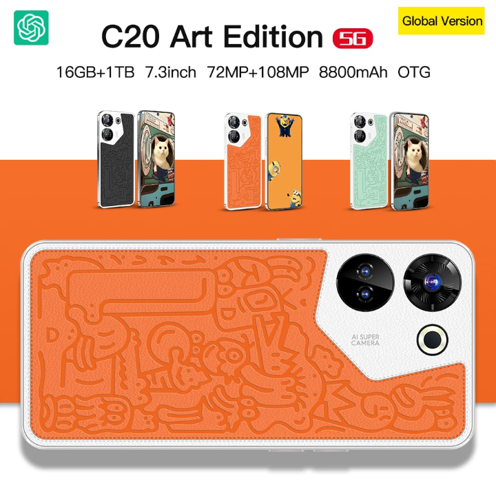 C20 Art Edition Smartphone 16Go/1To - 7.3 pouces