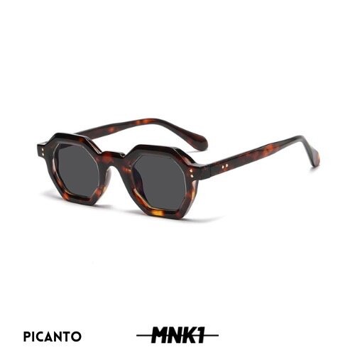 Lunettes de soleil octogonales élégantes