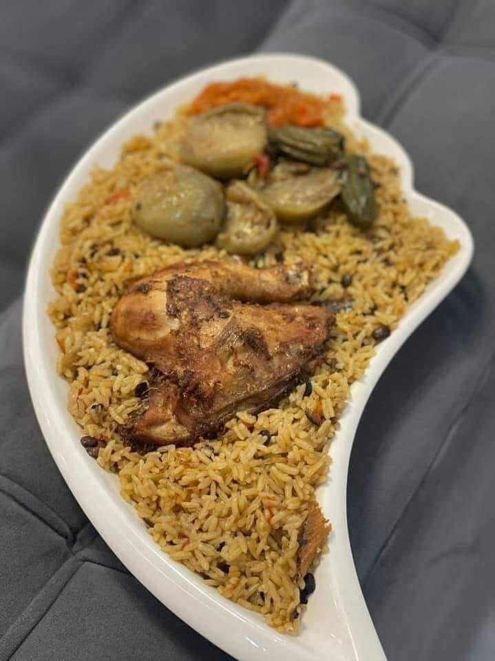 Riz épicé avec viande