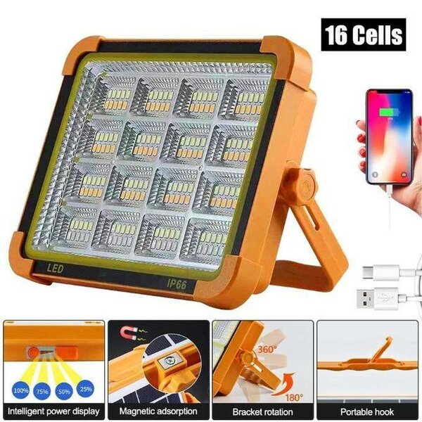 Projecteur solaire LED étanche