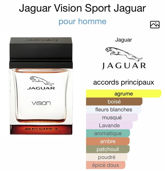 Jaguar Vision Sport pour Homme