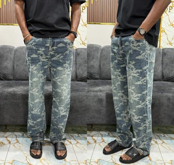 Jean homme imprimé dragon