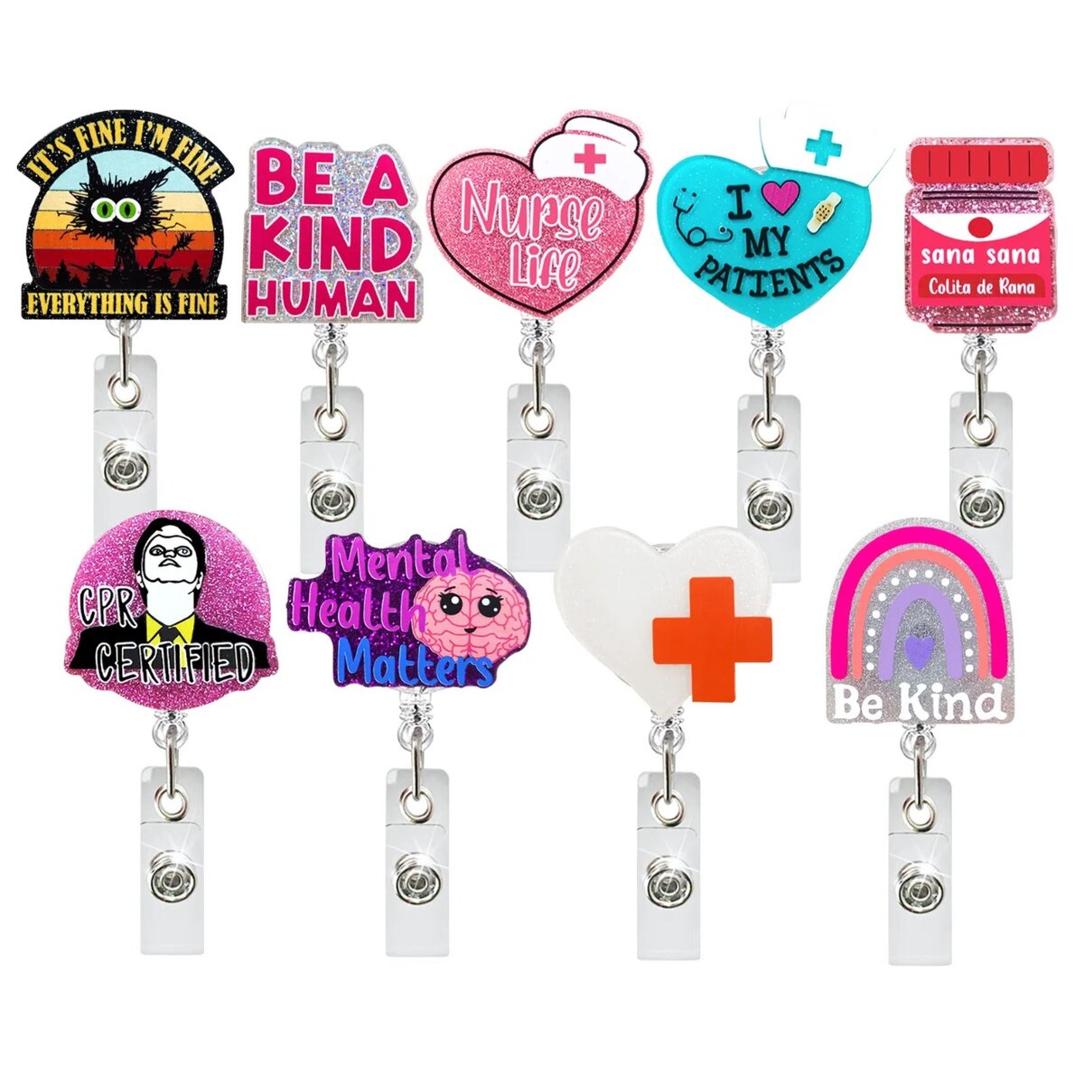 ID holders/badge reels
