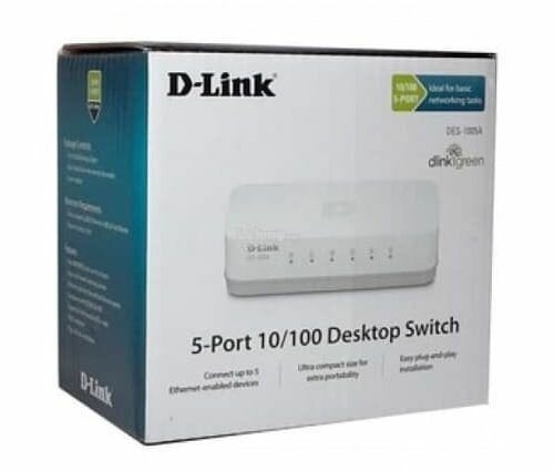 SWITCH DLINK 5 PORTS 1005C