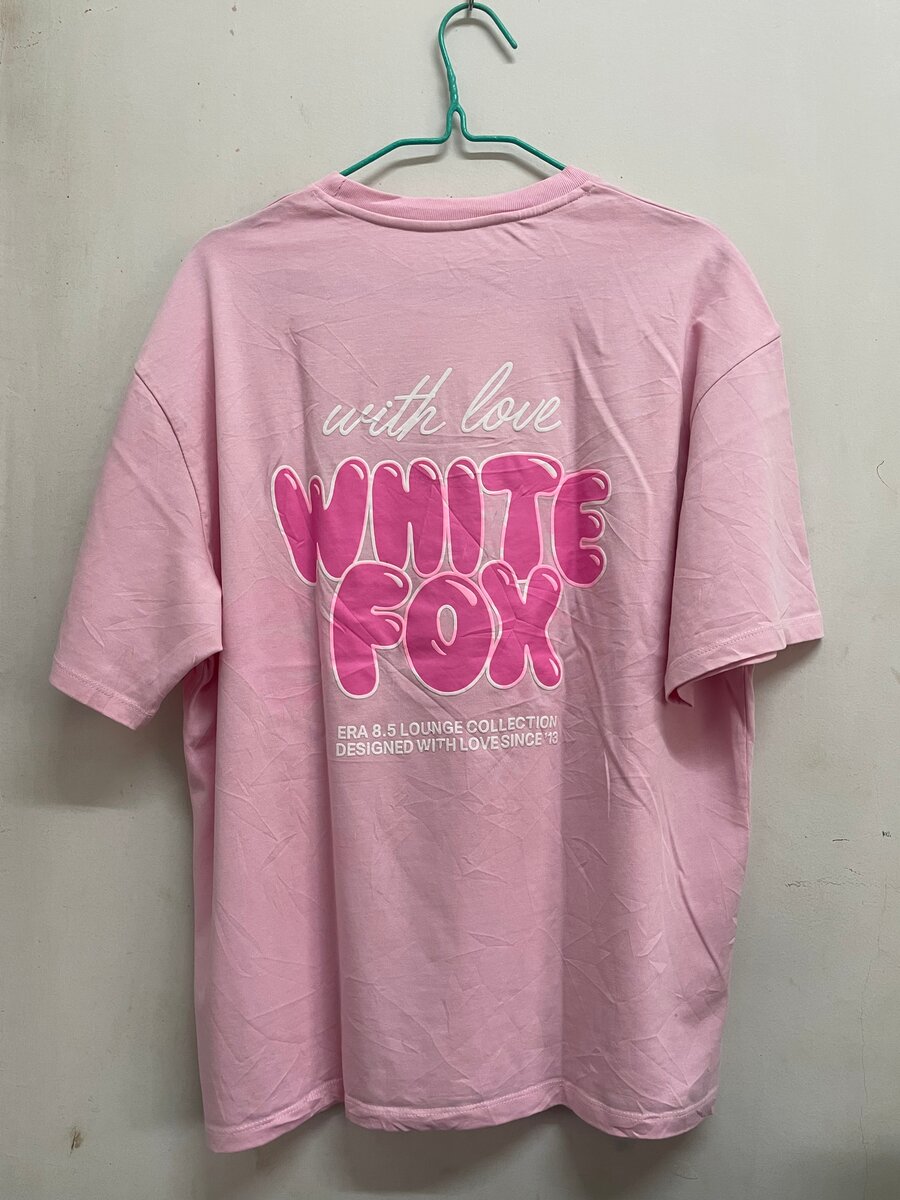 T-shirt rose White Fox