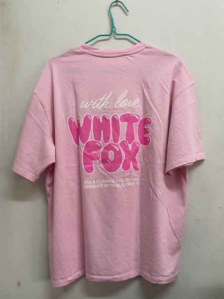 T-shirt rose White Fox