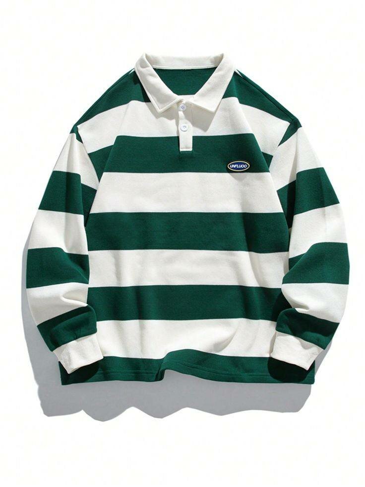 Maillot de rugby vert stylé