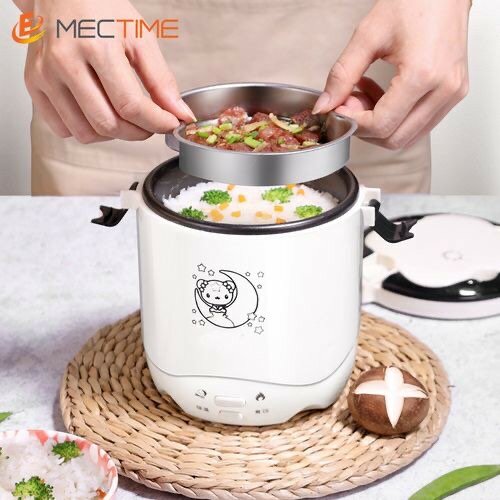 1.2L - 180W - Mini Student Dormitory Rice Cooker - White