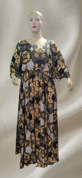 Robe longue élégante fleurie
