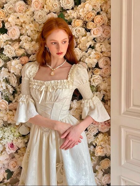 Французский ретро стиль платья