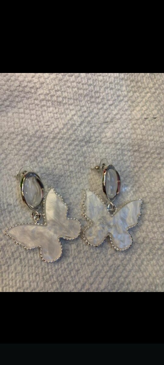 Boucles d'oreilles papillon