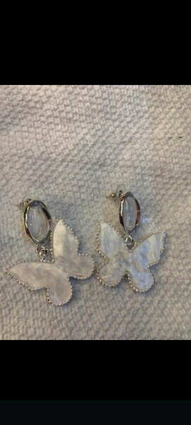 Boucles d'oreilles papillon