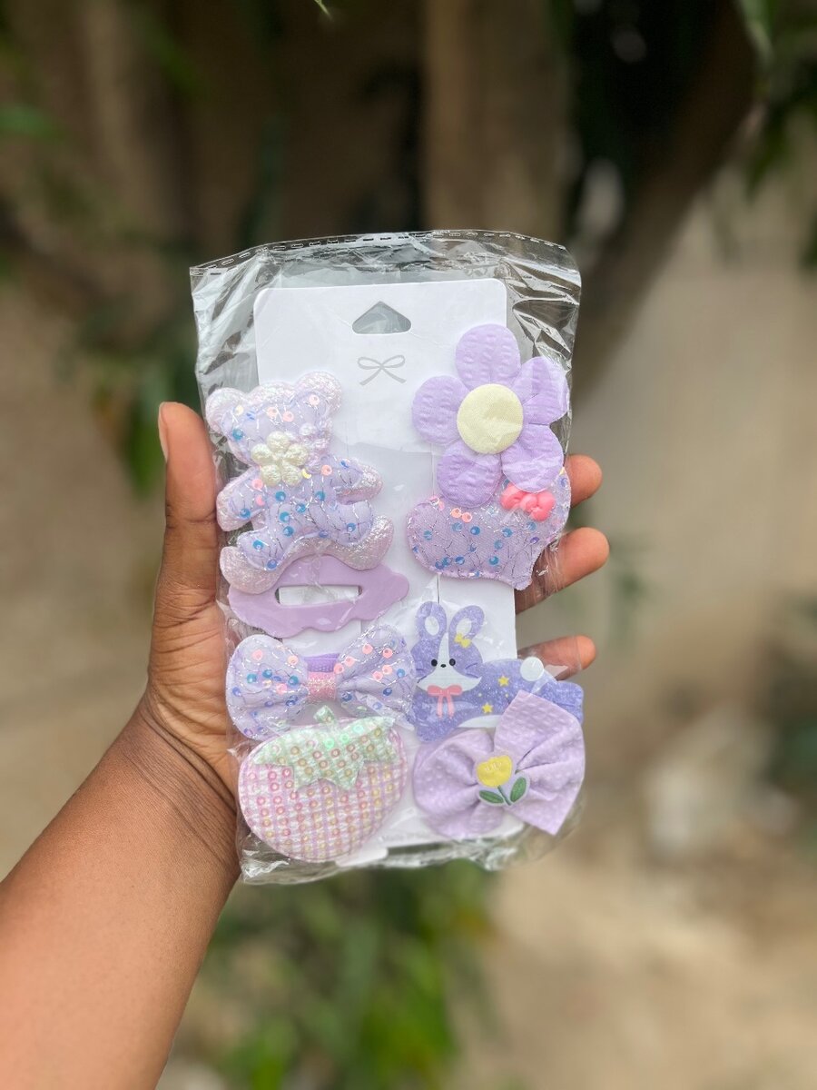Barrettes pour filles colorées